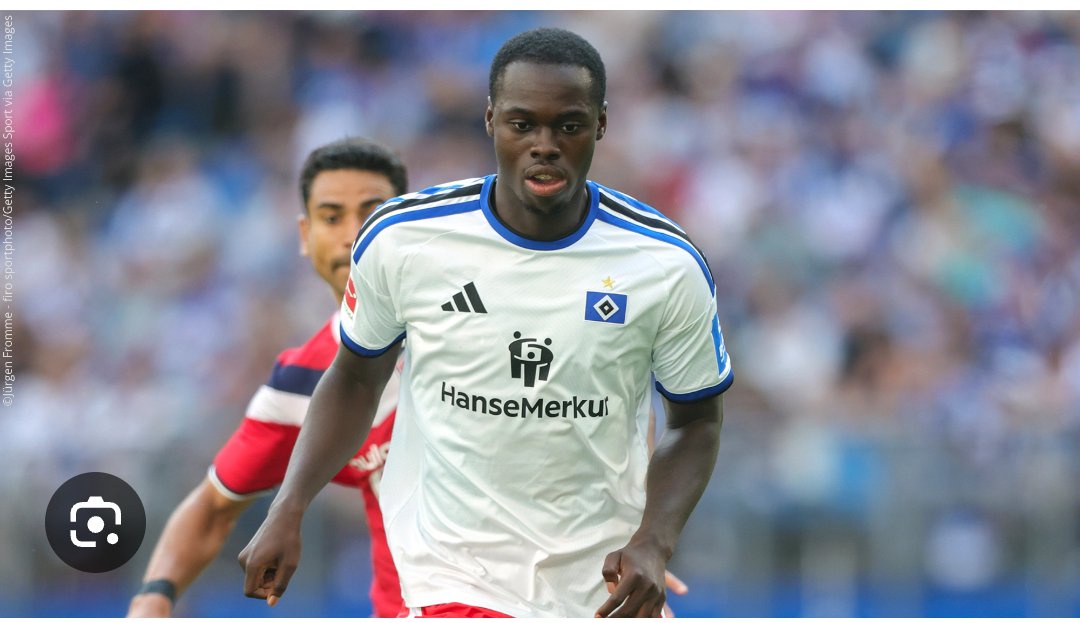 German-born Ghanaian starlet Kofi Amoako in the sight of Hannover 96
