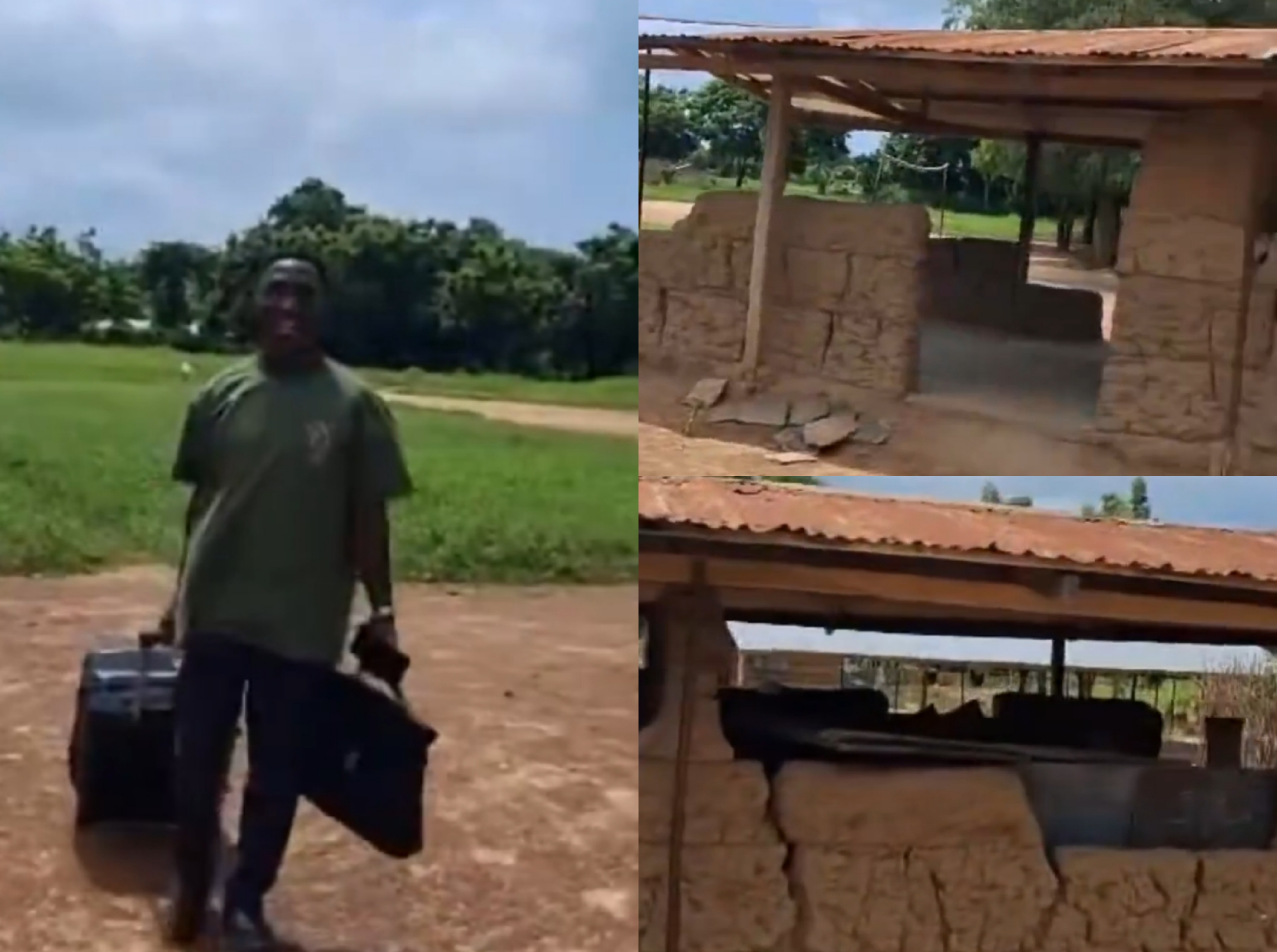Newly Posted Teacher Surprised to See the School He Was Posted To at Ativikope M/A Basic School