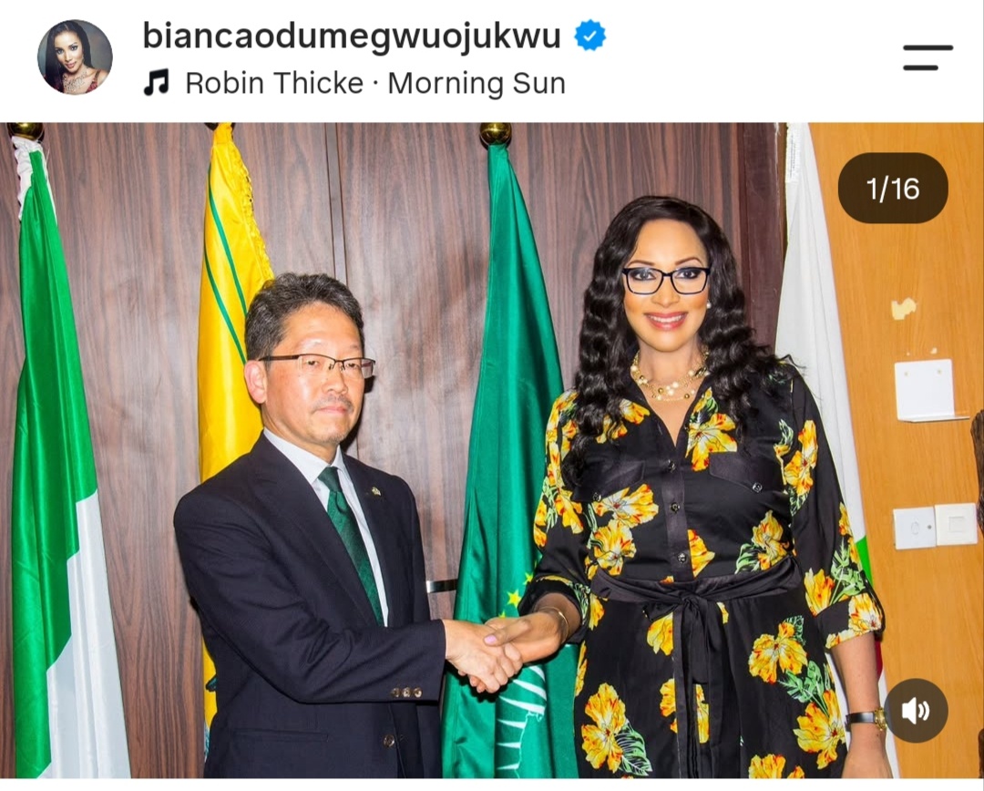 Bianca Ojukwu Shares Moments From Meeting With Japanese Ambassador Suzuki Hideo