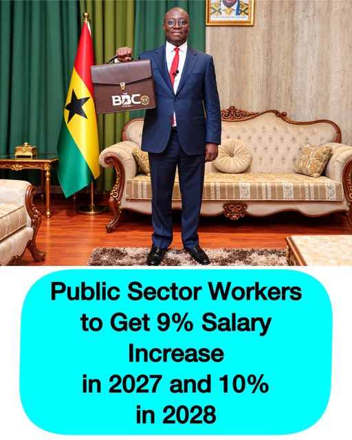 Public sector workers to get 9% salary increase in 2027 and 10% in 2028