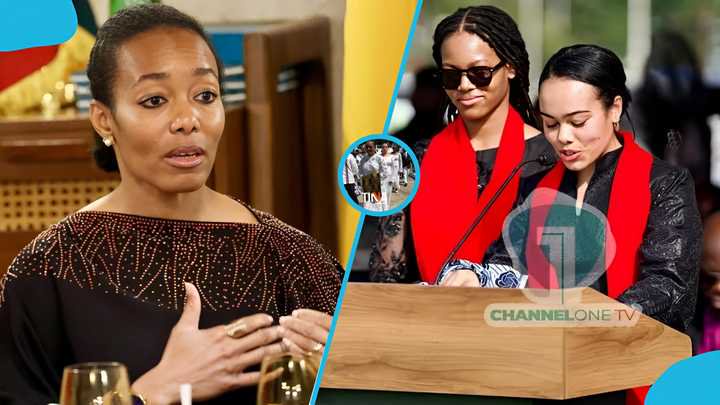 Zanetor Agyeman-Rawlings’ Daughters Make Rare Appearance at Nana Konadu Memorial