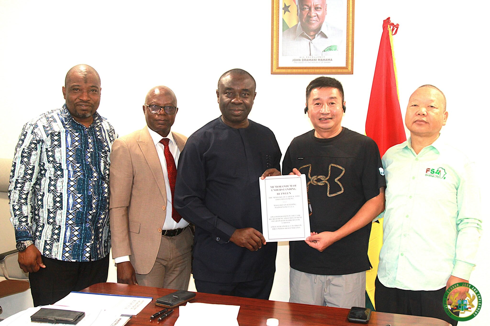 Labour Minister signs MoU to create 5,000 overseas jobs for Ghanaians
