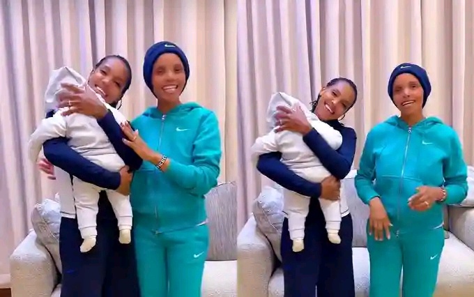 Faith Kipyegon Shares awesome Moment With Beatrice Chebet and Her Newborn Baby