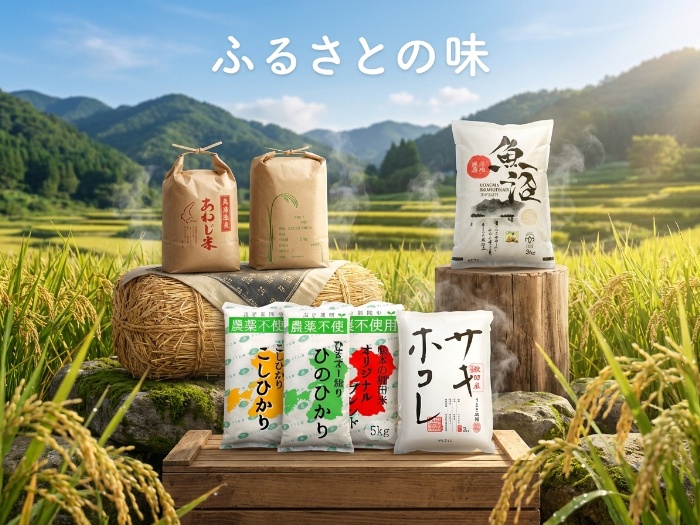 日本の美味しい白米を楽しもう！