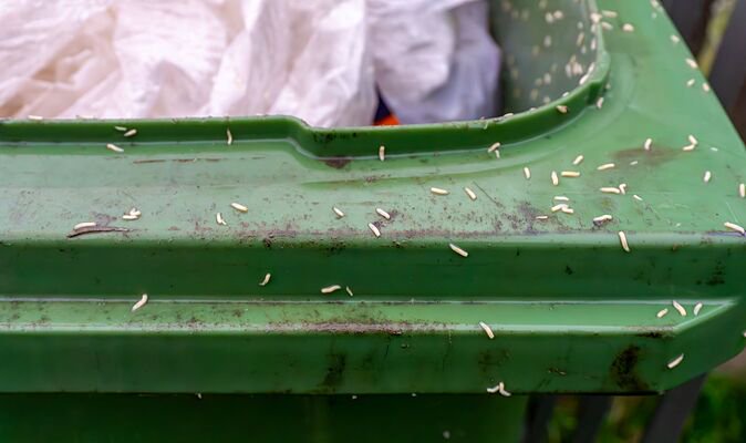 Flies and maggots won’t infest wheelie bins if you place 2 natural items inside