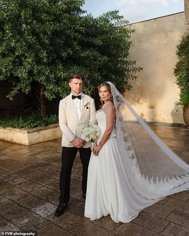 Rabbitohs star Jai Arrow marries wife Berina Colakovic for a second time in intimate Sicilian wedding months after civil ceremony: ‘One of those rare moments when you wish you could stop time’