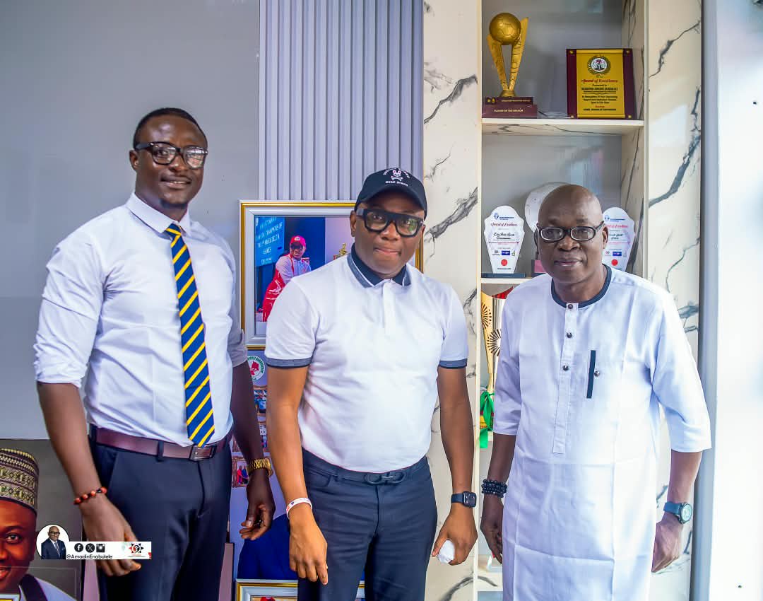 Edo Sports Commission Welcomes Gold Atafo As New Executive Director By Francis Onoiribholo Bureau Chief Benin The Executive Chairman of the Edo State Sports Commission, Hon. Amadin Desmond Enabulele, on Monday received Hon. Gold Atafo as the newly appointed Executive Director representing Edo North on the Commission’s board, following the appointment of his predecessor, Hon. Frank Ilaboya, as Special Adviser on Grassroots Sports Development to Edo State Governor, Senator Monday Okpebholo. Atafo’s appointment, according to a statement signed by Edoko Wilson Edoko, S.A. Media, Office of the Executive Chairman, Edo State Sports Commission, marks a new chapter in the Commission’s leadership as it continues to pursue sports development and strengthen grassroots sports administration across Edo State. Following his reception, Edoko stated, Atafo was taken round on a familiarisation tour of the Commission’s offices and sporting facilities at the iconic Samuel Ogbemudia Stadium, Benin City. “The tour offered the new Executive Director an opportunity to familiarise himself with the Commission’s administrative structure, ongoing activities and available sports infrastructure as he prepares to discharge his responsibilities on the board” His appointment is expected to further strengthen the Commission’s leadership and contribute to the growth of sports, particularly grassroots sports development, across Edo North And The State At Large.