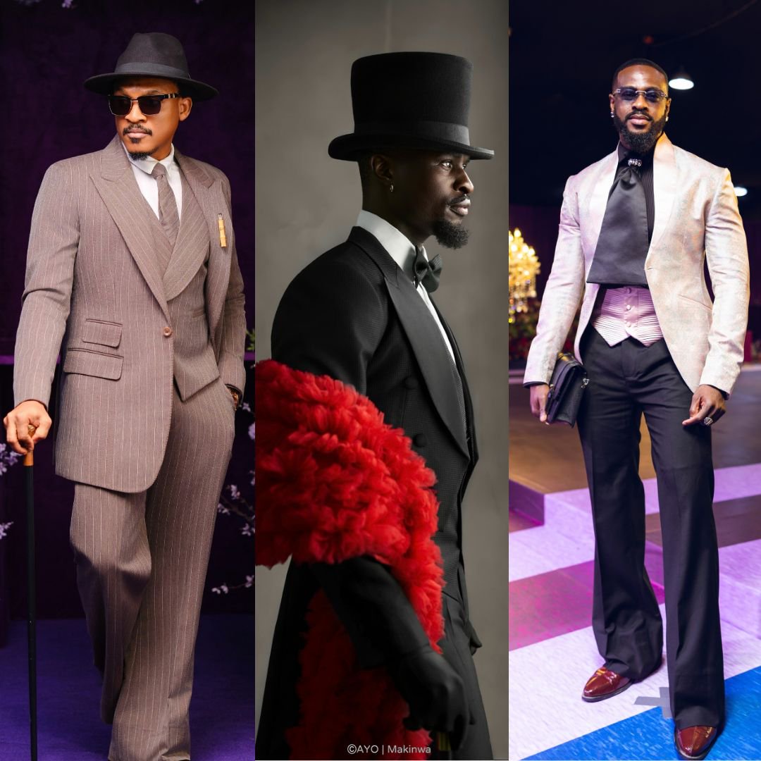 Pinstripes, Top Hats & Coral Beads: See How the Men Did High Fashion for BellaNaija at 20