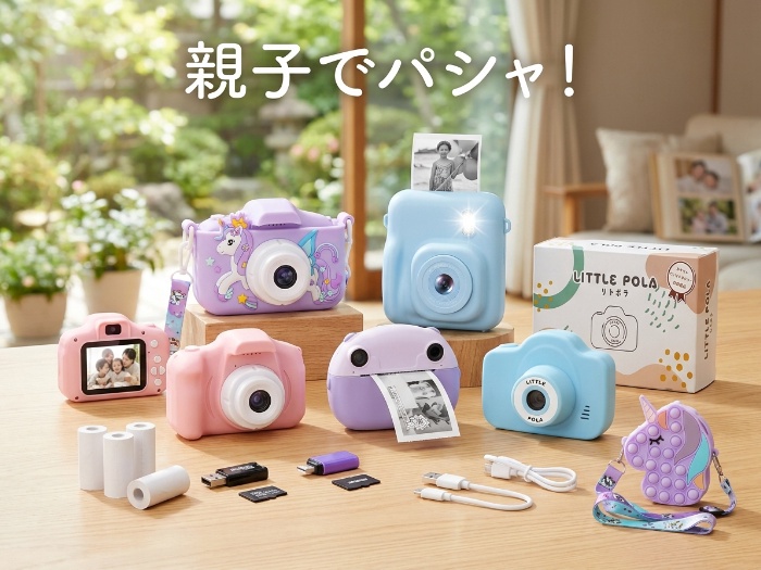 はじめての1台から“その場で印刷”まで！親子で楽しむキッズカメラ5選