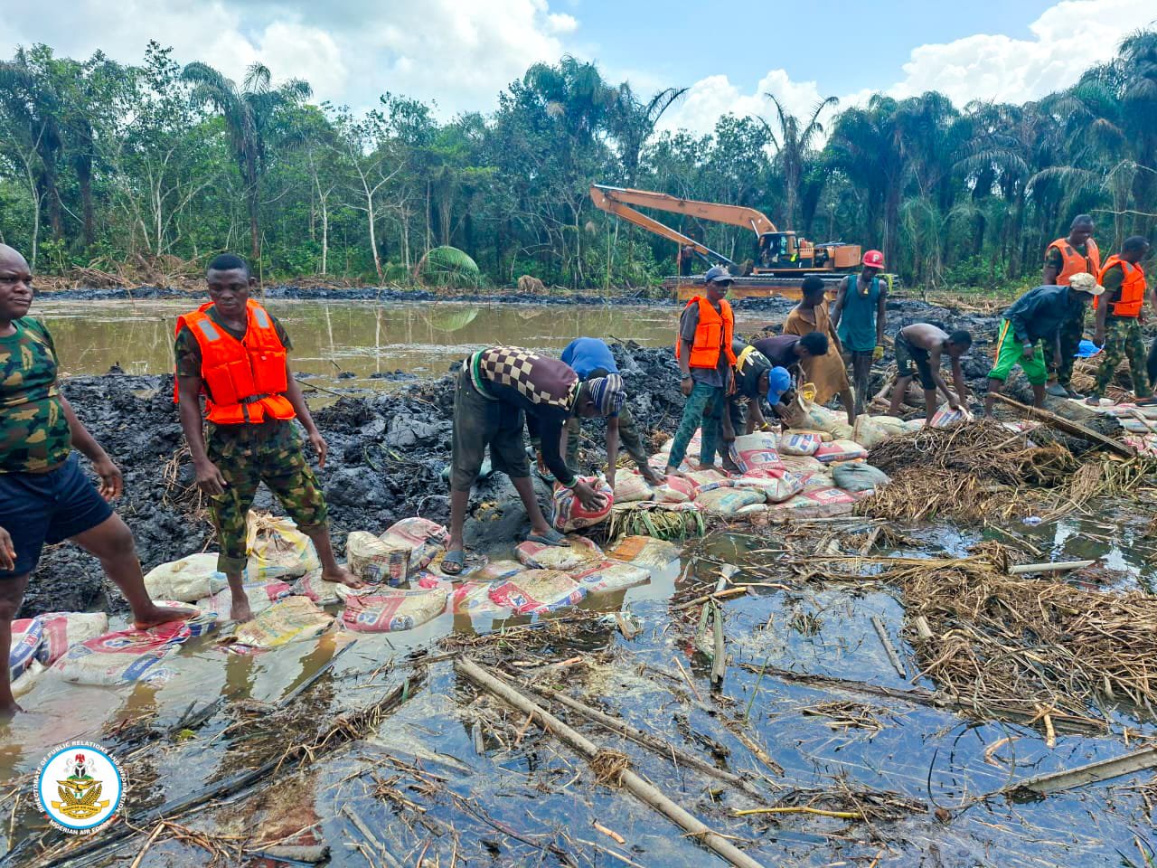 NAF lowers water level at Igbokoda crash site