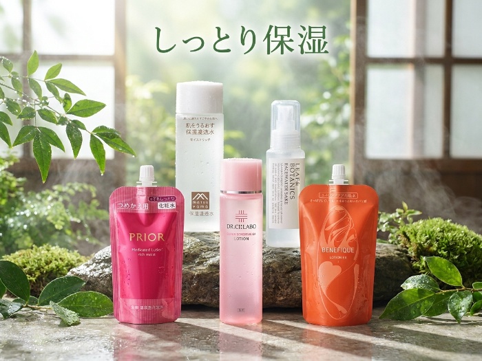 お肌を潤す化粧水セレクション