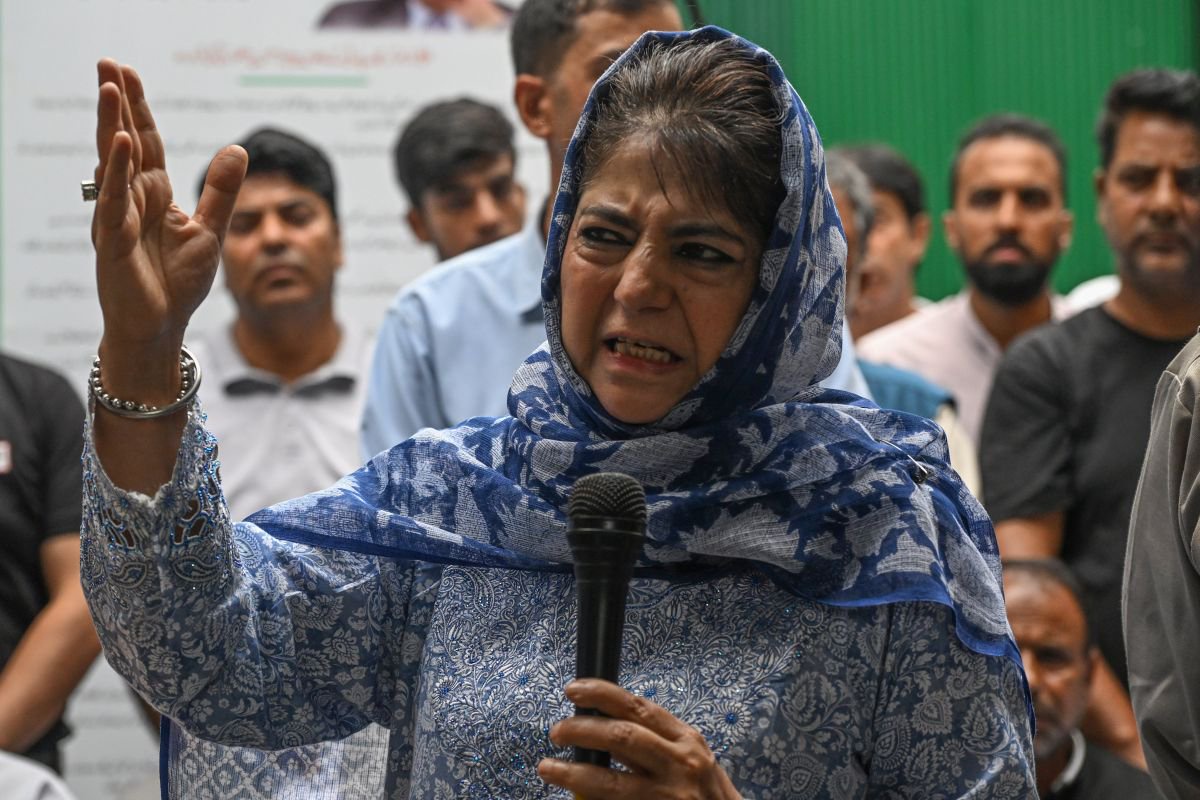CJP Protest: Mehbooba Says Delhi Curbs Echo Kashmir Experience