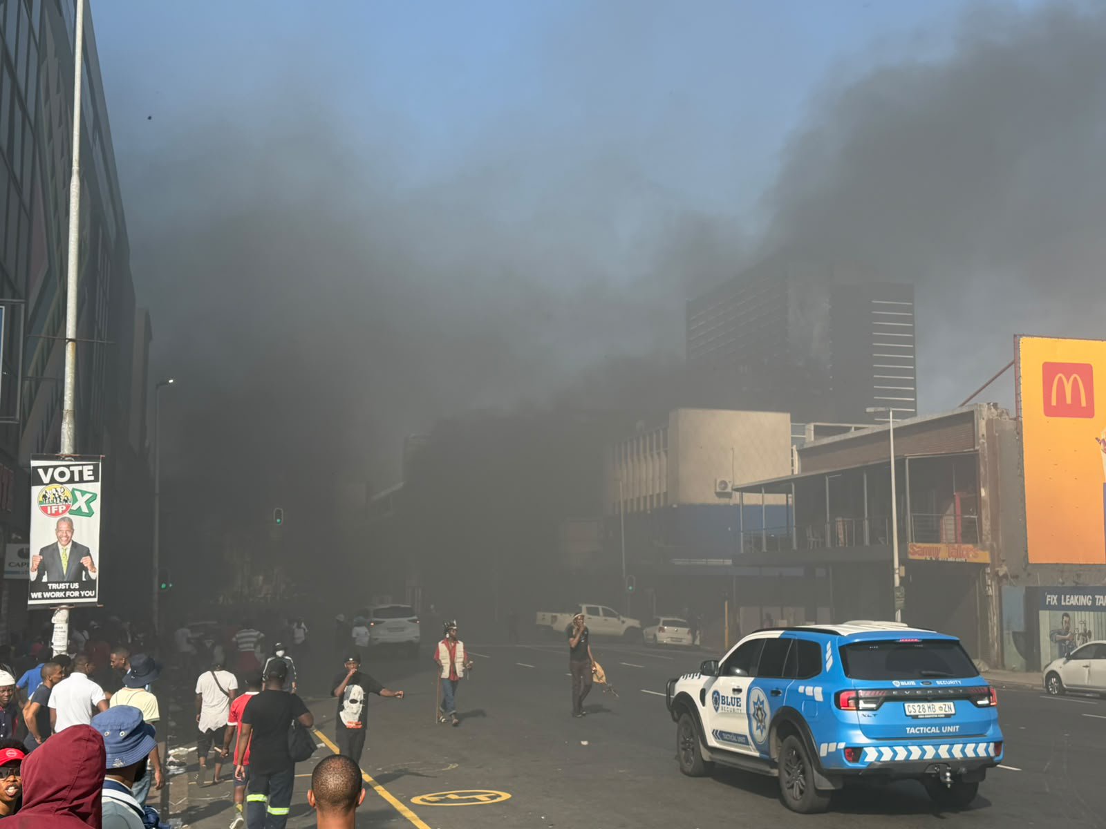 Durban erupts after South African man shot dead, foreign-owned shops torched