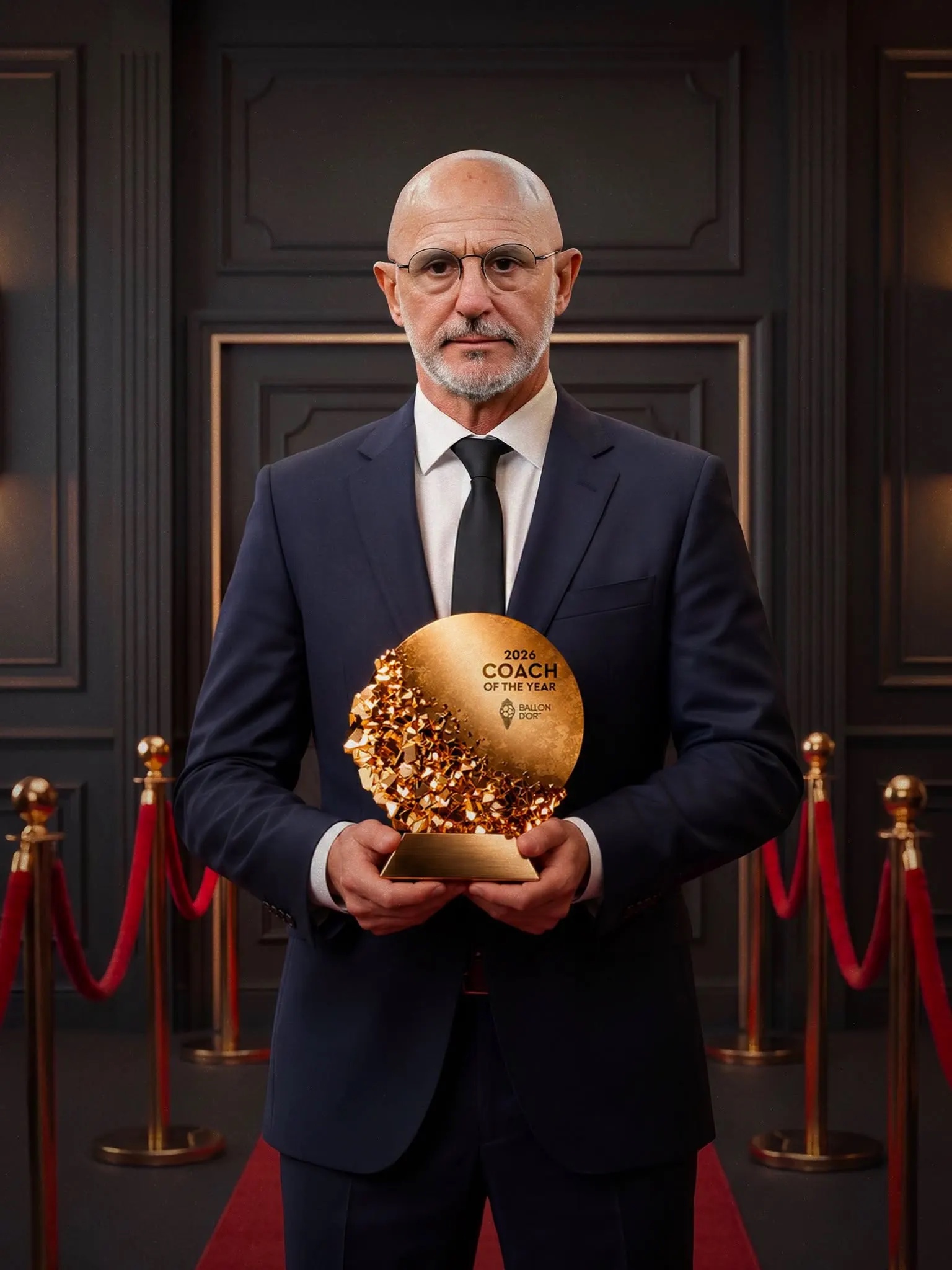 Luis de la Fuente Wins Best Coach of the Year Award at 2026 Ballon d’Or