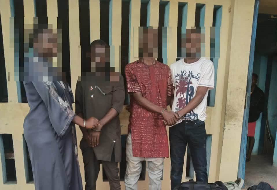 Police arrest suspected one-chance robbers after woman is pushed from moving vehicle