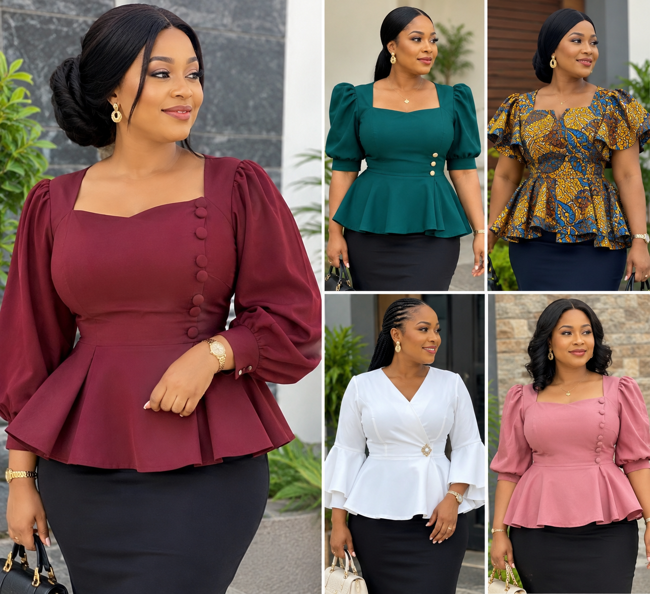 Refined Peplum Blouse Styles to Consider for Your Next Outfit