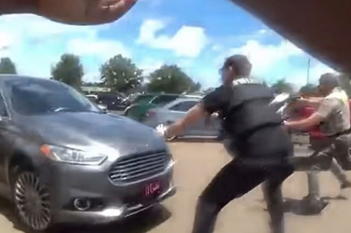 Final moments of toddler, 1, captured on CCTV before tragic fatal police shooting