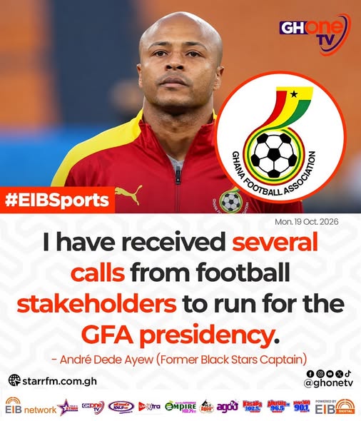 I have received several calls from football stakeholders to run for the GFA presidency – Dede