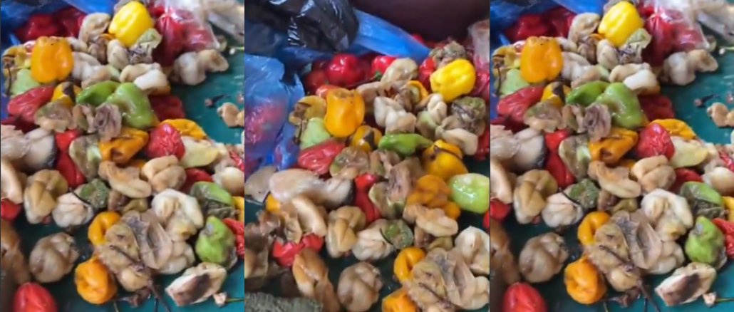 “This Is How They Poison People”- Woman Raises Concern Over Market Women’s Pepper Grinding Practice