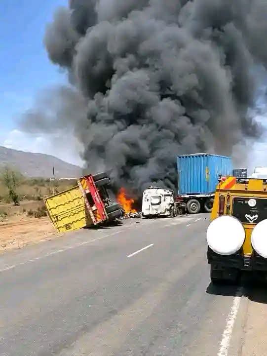 Breaking: At least 20 people killed in accident involving several vehicles past mtito andei