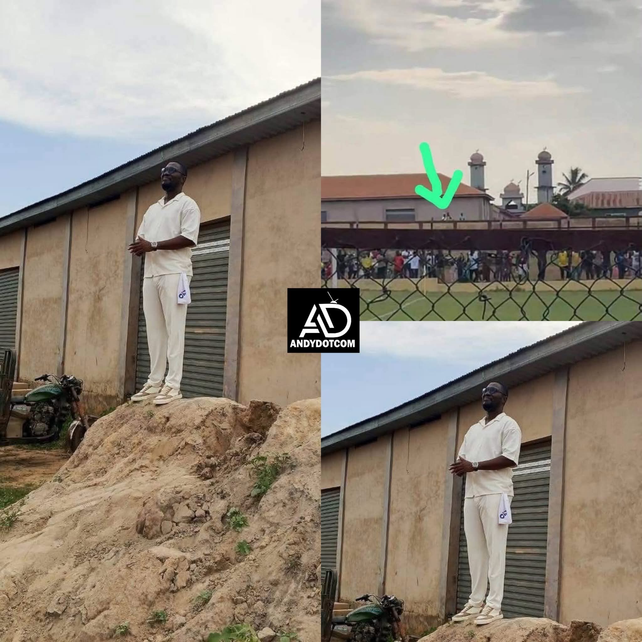 Aduana FC CEO Watches Match From Outside Stadium After Fan Threats