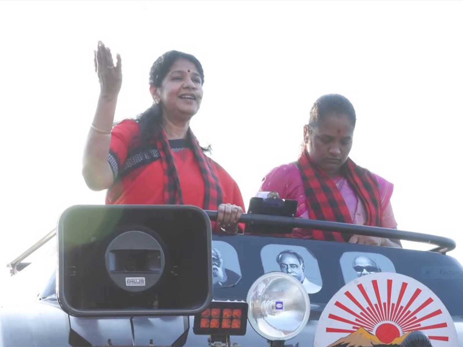 Tamil Nadu: DMK MP Kanimozhi inspects flyover work; Raises GST revenue, nurses’ protest issues