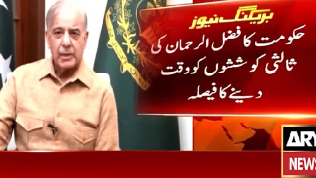 Govt to give time to Fazal ur Rehman’s mediation efforts: sources