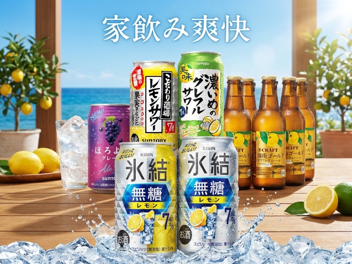 家飲みを彩る！プロが選ぶチューハイ・カクテル5選