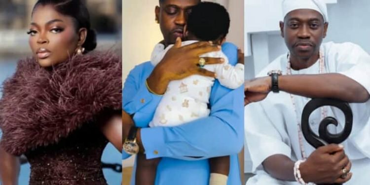 Actress Funke Akindele tackles Lateef Adedimeji over his triplet