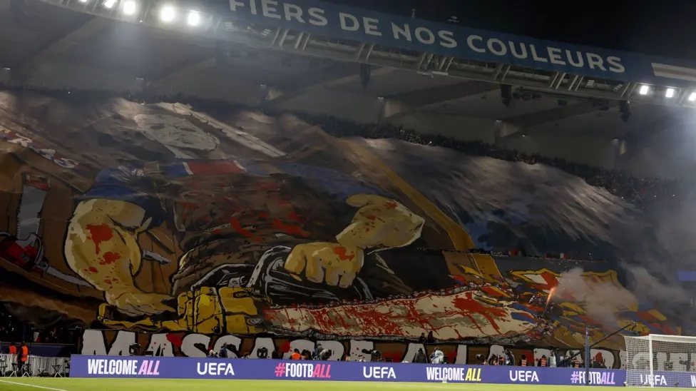 UCL: Barcelona report PSG to UEFA over controversial banner