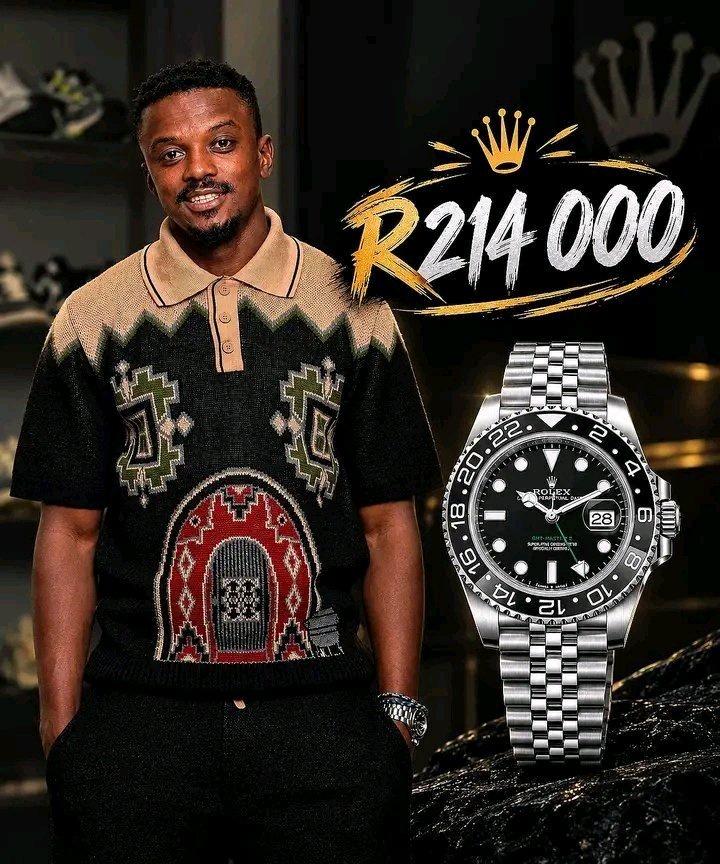 Sundowns Fans React as Teboho Mokoena Spotted Wearing Rolex Watch Worth R214,000