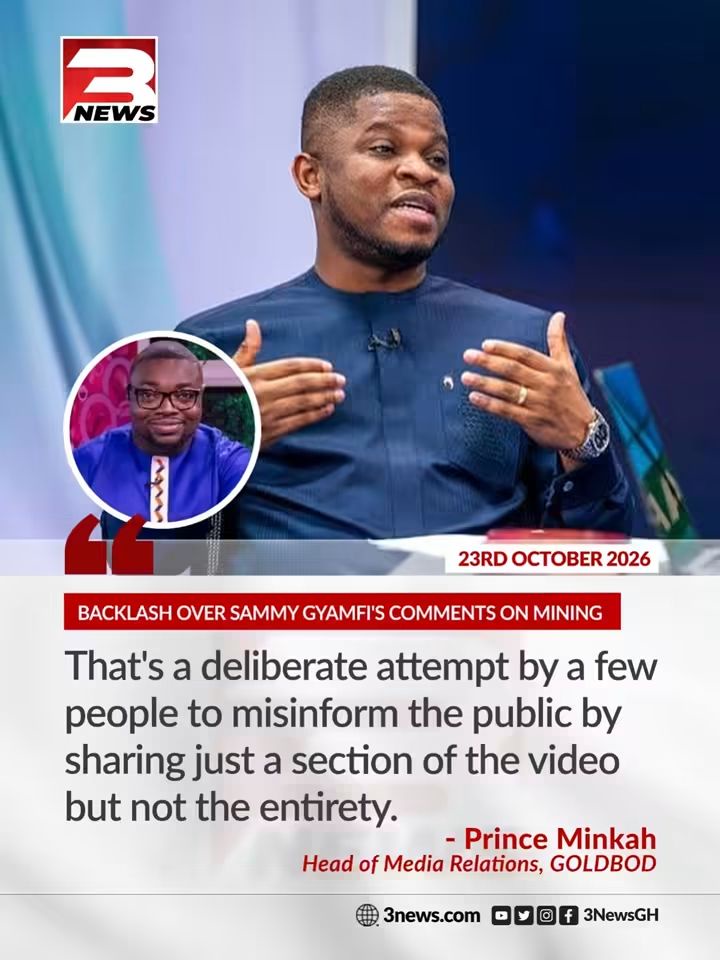 Prince Minkah: Sammy Gyamfi Mining Backlash Caused by Cropped Video Misinforming Public