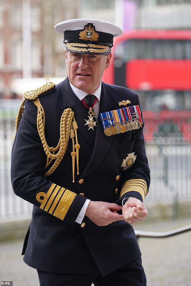‘Love cheat’ Navy chief who had an affair with a junior female officer has been stripped of his knighthood