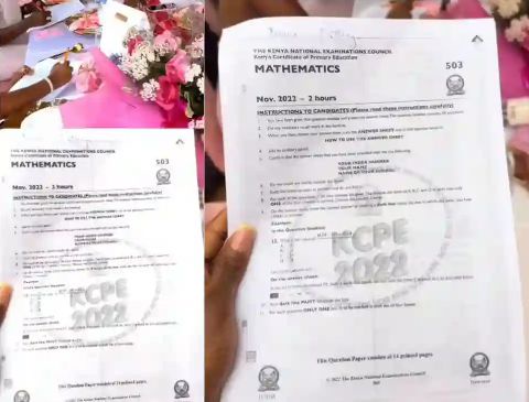 Kenyan Lady Surprises Friends with KCPE Maths Paper at Her Birthday Party