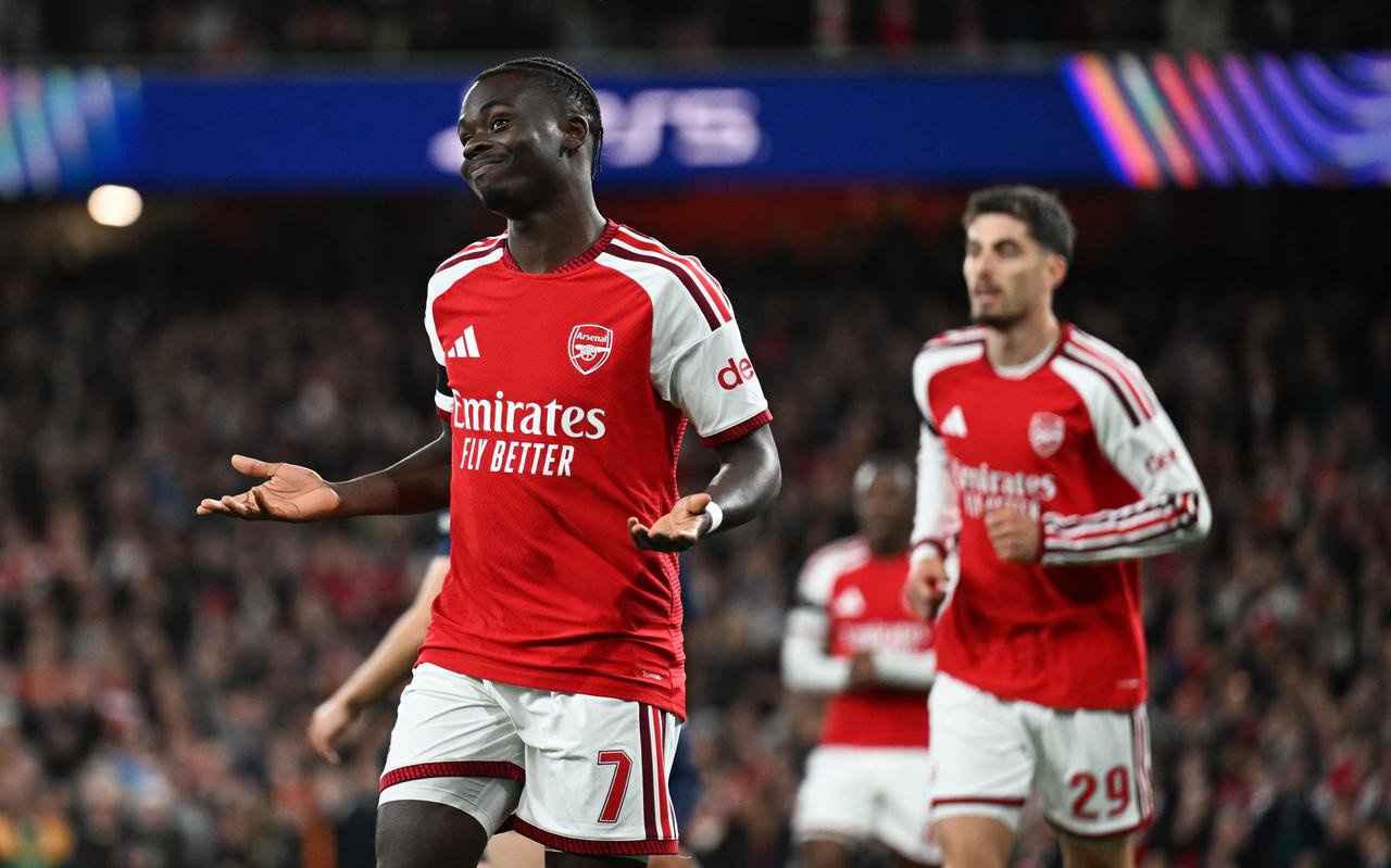 Arsenal 3-0 Lille: Gunners stay perfect in Champions League after seven-minute blitz