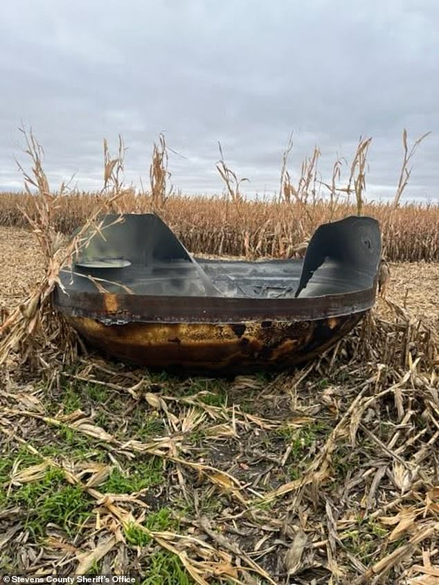 Agents race to Minnesota crash site as ‘foreign’ object from space is found in crops