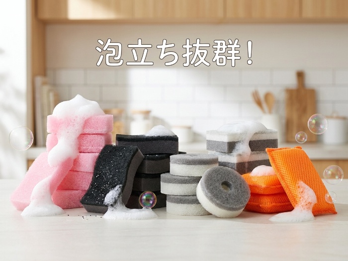 快適な食器洗いを実現！キッチンを彩るスポンジ特集