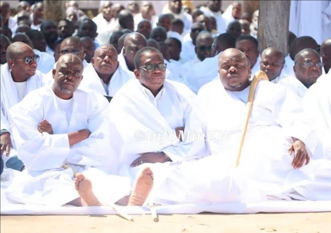 Viral video of the church which tycoon was a member that wears white robes