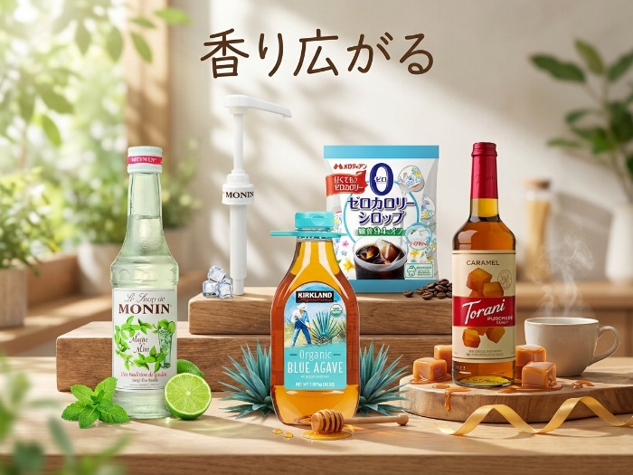 フレーバーシロップで楽しむ香り豊かな毎日