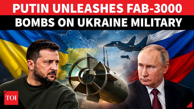 On Cam: Russia Drops Two Monster Fab-3000 Bombs On Ukraine, Footage Of Strike Out | Watch
