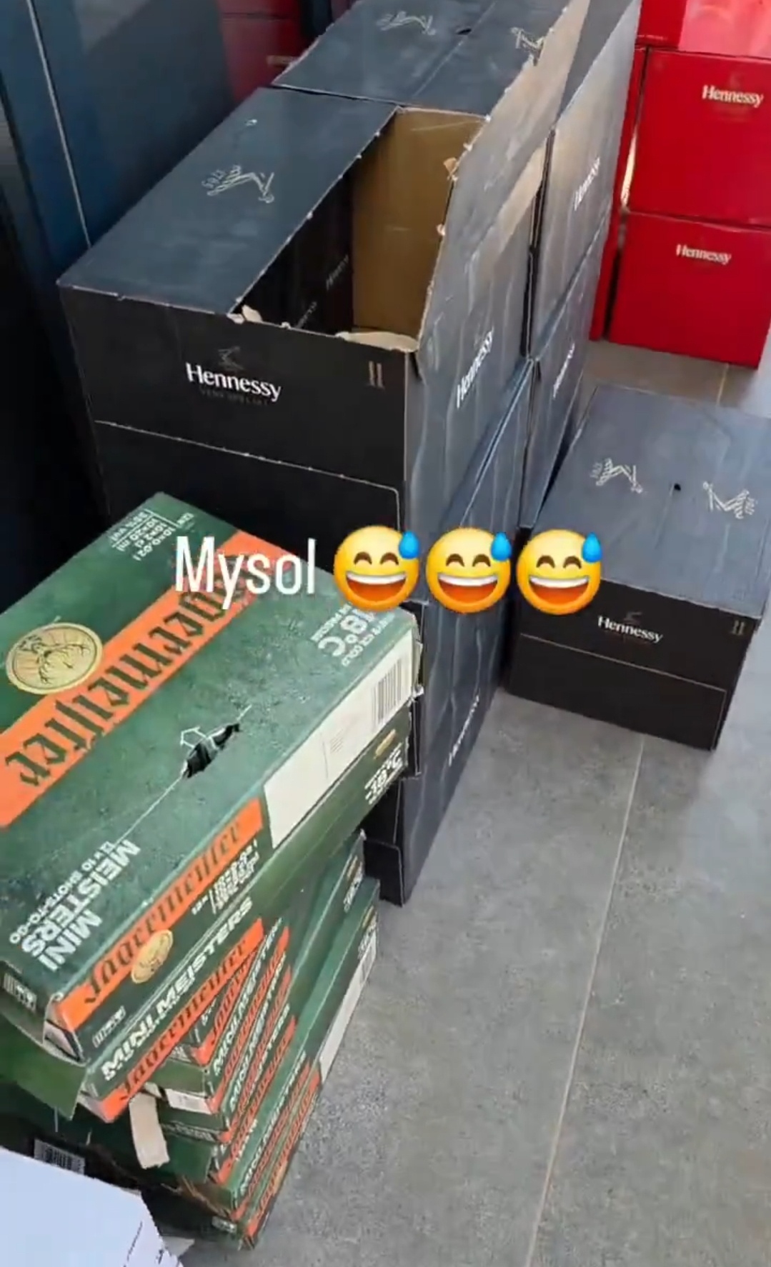 MySol Shows Off Stacks of Leftover Hennessy After Son’s Second Birthday Party