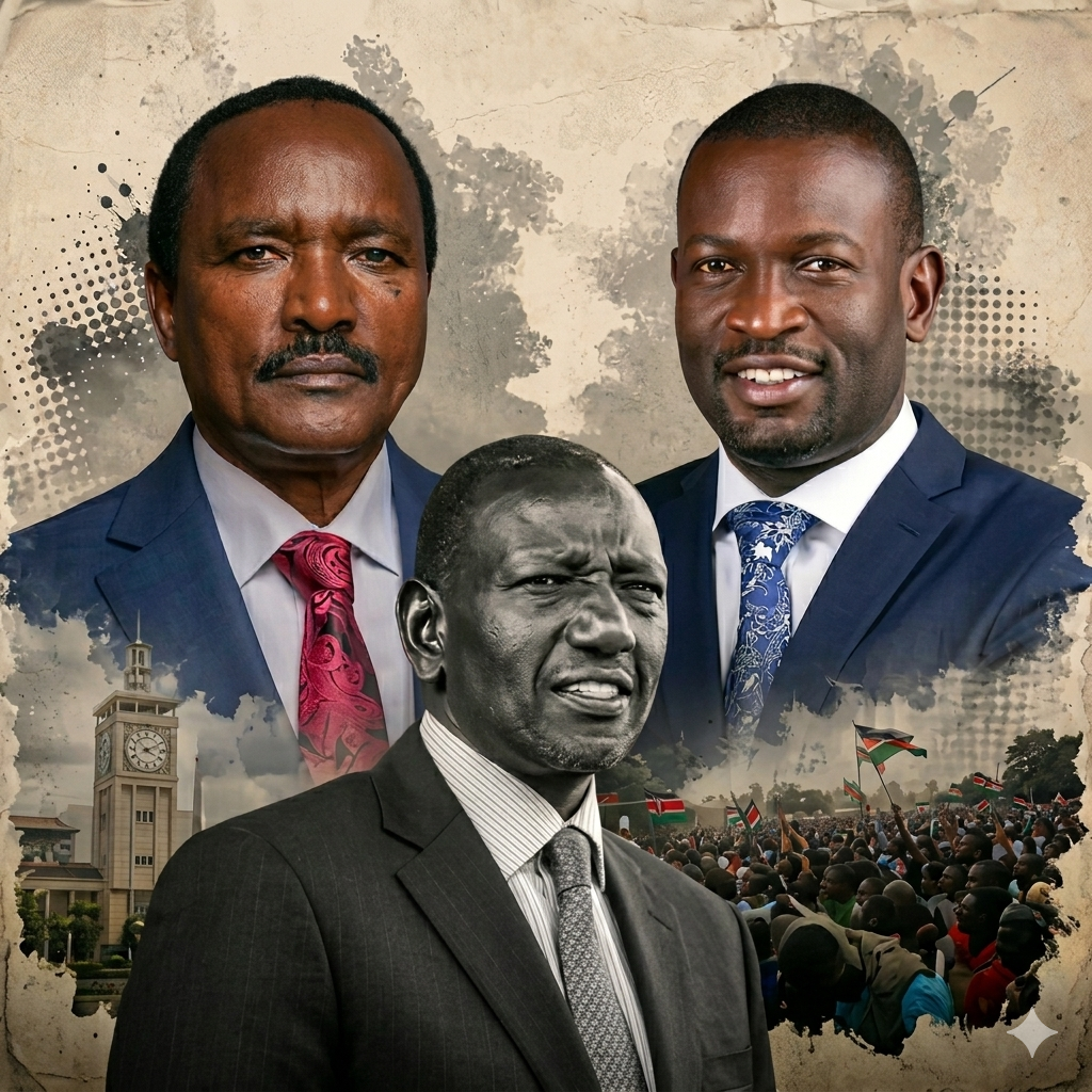 President Ruto Leads Kalonzo Musyoka and Edwin Sifuna in New 2027 Election Poll