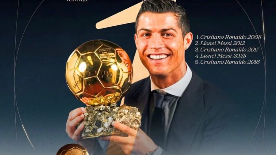 Ronaldo wins inaugural Ballon d’Or of All Time award