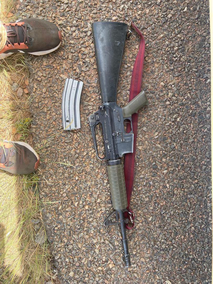 Suspected armed robber dies after re-arrest at Sapeliga, M16 rifle retrieved