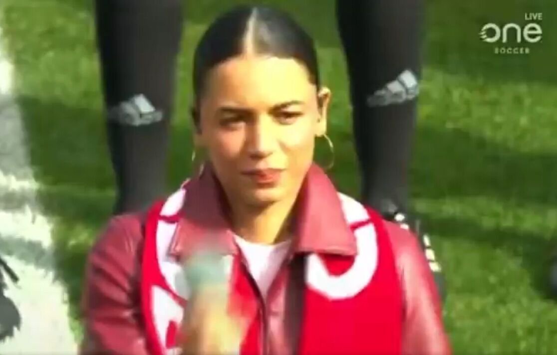 Famous popstar booed over national anthem as outraged fans demand ‘passport taken away’