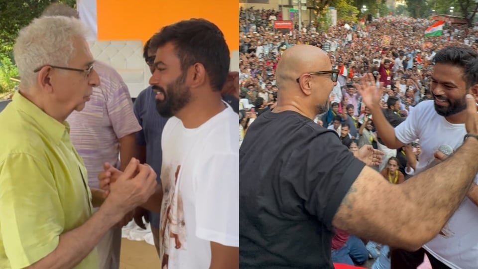 Naseeruddin Shah, Vishal Dadlani join CJP protest in Mumbai