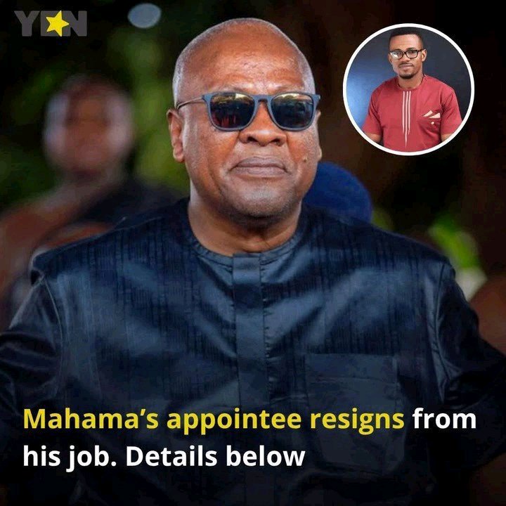 Young Appointee Resigns From President Mahama’s Government, Causing Stir Online