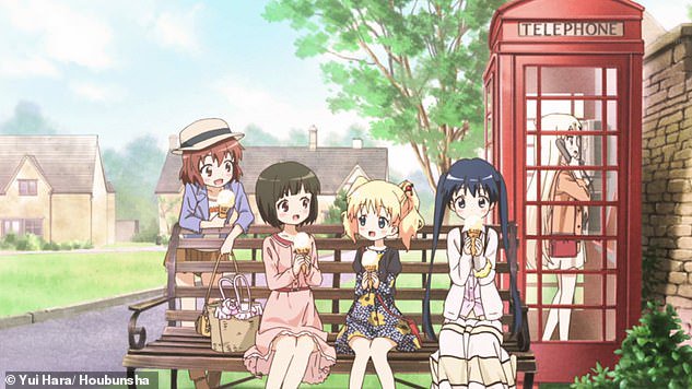 The schoolgirl comic strip sparking surge in Japanese tourists to world’s most beautiful village: Bizarre Tokyo animation studio uses Bibury as location for its ‘Manga’ TV series