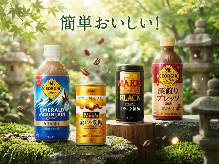 手軽に楽しむ極上缶コーヒー特集