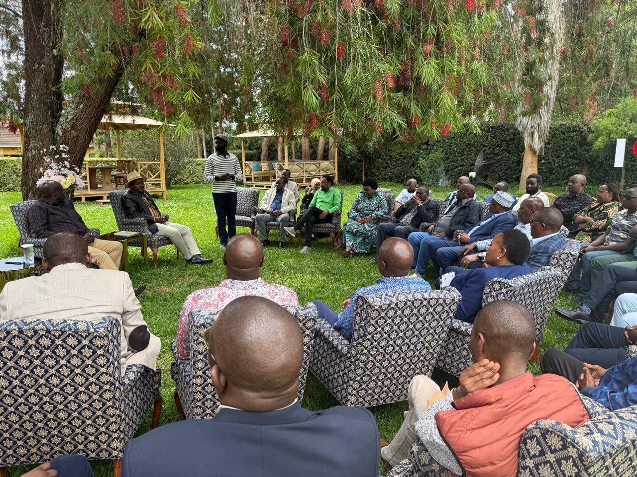 Photos~Kalonzo’s Seating Position at Wamunyoro Leaves Kenyans Comparing Optics with Sifuna Meeting